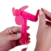 Pink Plastic Foam Blade Fan
